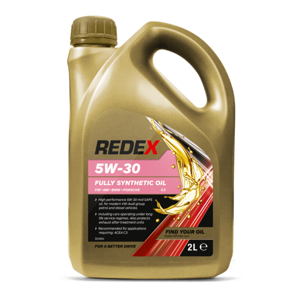 Redex Fully Synthetic Oil 5W-30 for VW, Mercedes-Benz, BMW, Porsche cars